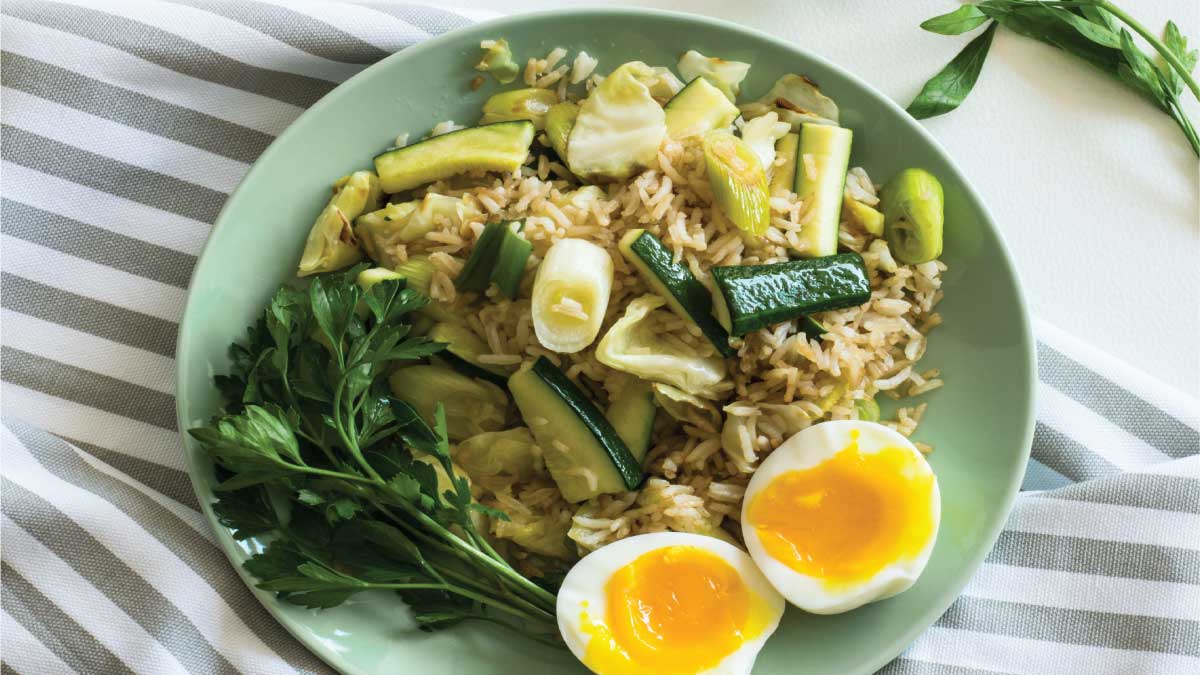 Egg and Vegetable Fried Rice