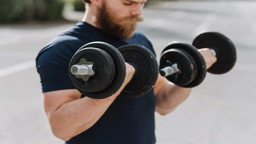 Dumbbell Workout for Triceps and Biceps